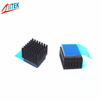 A borracha termicamente condutora do silicone 4.0W/MK acolchoa 5.0mmT 20 a costa 00 para o processador central