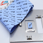 Condutibilidade alta da almofada térmica azul compressível do silicone para a micro tubulação de calor