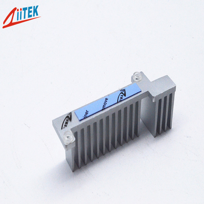5.0mmT que isola eletricamente a borracha de silicone azul da almofada do dissipador de calor para o caderno