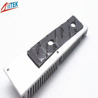Almofada térmica 0.5mmt do silicone fácil da construção da liberação para o hardware da telecomunicação