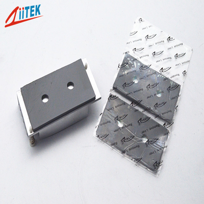 Eletricamente isolando o silicone térmico da almofada do processador central 4.0w/Mk para a navegação dos Gps e dispositivos portáteis