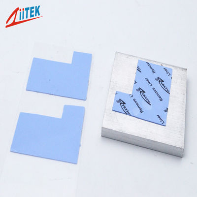 Almofada térmica excelente reforçada fibra de vidro do processador central do silicone do isolador para o módulo conduzido Smd