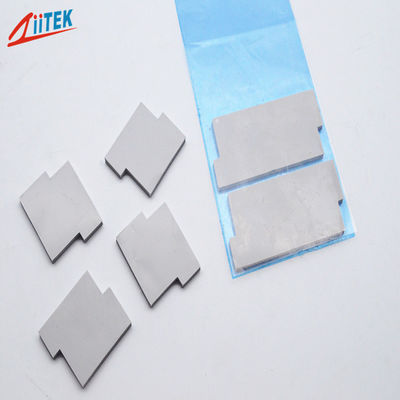 Almofadas térmicas cinzentas do silicone da isolação do dissipador de calor 3.0W/Mk para produtos de uma comunicação de rede