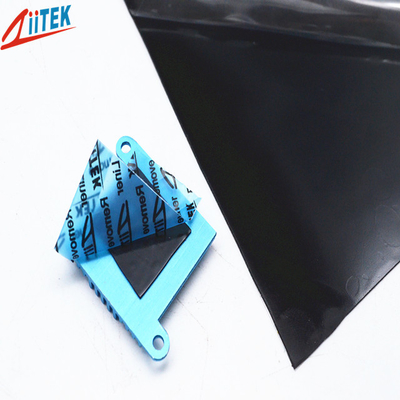 Black Ul Recognized Silicone Thermal Pad 2 mm para monitoramento de caixa de energia