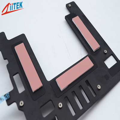 Gravação específica 2,8 g/cm^3 Good Thermal Conductive Heat Sink Pad para Routers