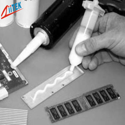 Adesivo de silicone condutor térmico para temperatura ambiente Dureza de cura 25 Shore A