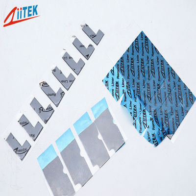 Almofada térmica de silicone para laptop Gpu 2,5g/cm³ Almofada isolada térmica de gravidade específica para resistência a altas temperaturas