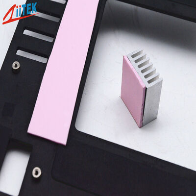 Materiais térmicos da almofada da diferença 1.5w almofadas termicamente condutoras do enchimento da abertura para processadores do ia dissipação de calor dos servidores do ia