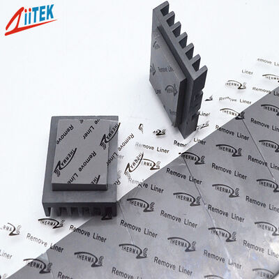 ³ Pad-40 condutor térmico cinzento escuro da densidade 3.5g/CM da fábrica de China à condutibilidade 8.0W de 160℃ para o cartão de exposição