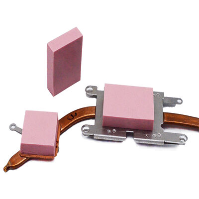 Folha de isolamento térmica/condutora de calor de sílica rosa 1,5 W/MK para resfriamento de placa gráfica de CPU/Gpu