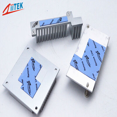 Blue Thermal Gap Filler Silicone Rubber Pads Providing Effective Thermal Management Solutions For Telecommunication Equipment
