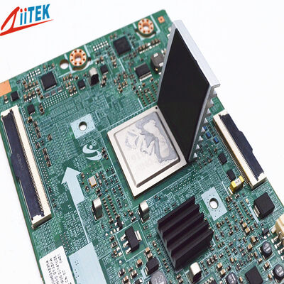 Almofada de isolamento de silicone térmico para GPU CPU, almofada de resfriamento de 0,5MM-5,0MM, com aderência natural, não necessitando de revestimento adesivo adicional