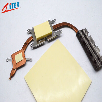 Almofada condutora térmica que oferece alta condutividade térmica de 6,0 W/mK e excelente isolamento elétrico para conjuntos eletrônicos