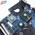 Refrigerar azul do portátil do processador central 3.2W/MK da isolação pegajosa térmica autoadesiva da almofada do dissipador de calor