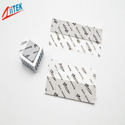 Indústria de Eletrodomésticos 0.5-5.0mmT Espessura Silicone Thermal Pad Para Luz LED