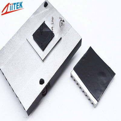 Almofada térmica 94 V0 1.5W/MK do dissipador de calor preto ultra macio do bom desempenho para routeres