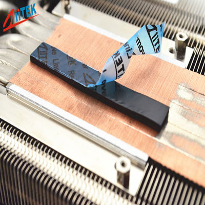 Almofada térmica enchida cerâmica alta do silicone da compressibilidade e da conformidade 1.0mmT para a fonte de alimentação do diodo emissor de luz