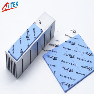Novo tipo de almofada térmica ultra macia de silicone 3.0w/mk almofada condutora térmica azul boa condutora térmica para cpu