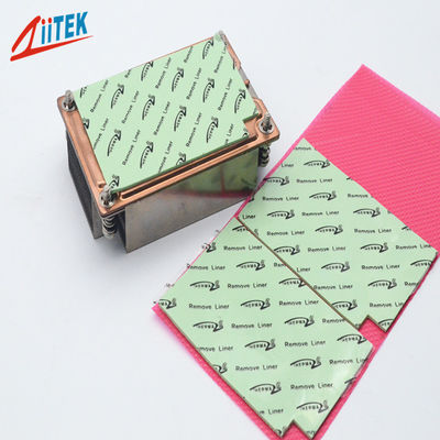 A empresa de China forneceu a costa térmica 00 da almofada 1.5W/MK 35 do dissipador de calor alto ultra macio do silicone da durabilidade para o cartão da exposição