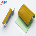 A empresa de China forneceu a almofada térmica do silicone alto do UL 0.5-5.0mmT da durabilidade que isola-se eletricamente para o cartão da exposição