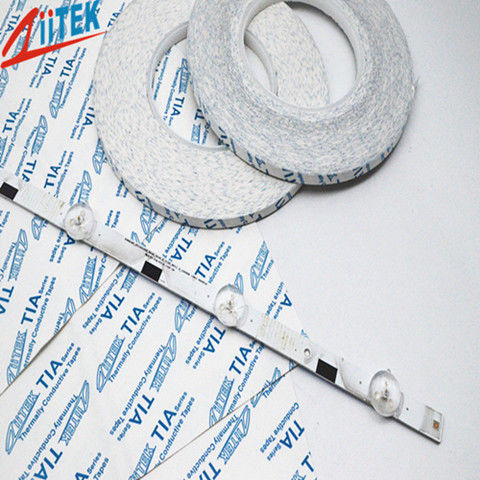 Alta condutividade térmica fita adesiva de lado duplo transferência de calor fita térmica de fibra de vidro para LED e dissipador de calor