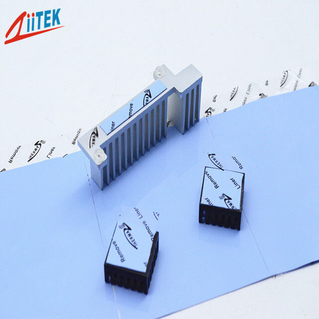 Material térmico condutor térmico da relação do silicone da almofada para aumentar a eficiência da transferência térmica em componentes do processador central de GPU