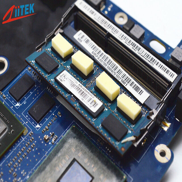 Material térmico da relação do silicone condutor térmico da almofada 1.5W/mK para a transferência térmica em servidores do AI dos processadores do AI