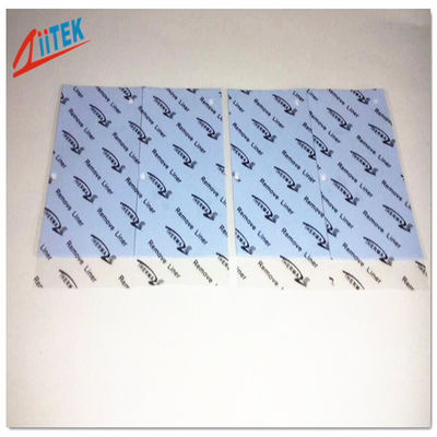 Material condutor do calor macio da almofada térmica do processador central dos routers 5.0mmt do silicone reforçado fibra de vidro