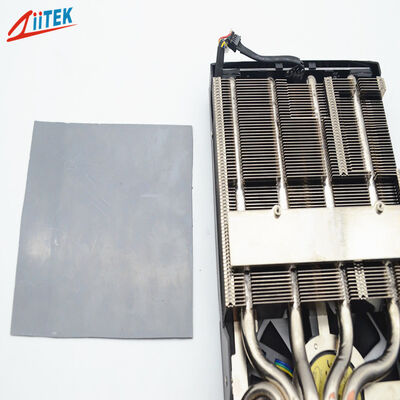 A condutibilidade térmica alta do processador central múltiplo da espessura cortou a almofada térmica do silicone para servidores do AI dos processadores do AI