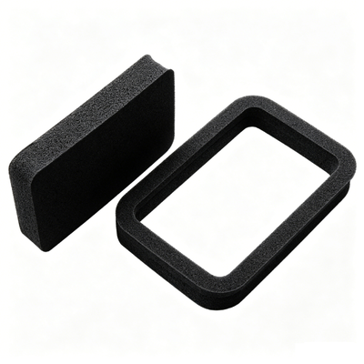 Material de formação de espuma do silicone preto da resistência mecânica da fadiga para equipamentos de comunicação