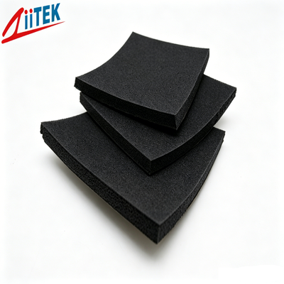 Barreira térmica da gaxeta da espuma do silicone com estrutura microcelular da espuma para na gestão da bateria e nos sistemas de refrigeração