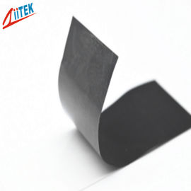 Folha de grafite térmica reforçada de alta condutividade, material de interface térmica de grafite preto