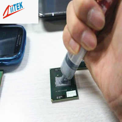 Composto térmico de alta temperatura do silicone da graxa térmica para soluções do enchimento da lacuna do componente eletrônico e da transferência térmica