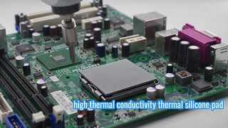 Almofada térmica de silicone de alta condutividade térmica | Material de interface térmica macia -ZIITEK