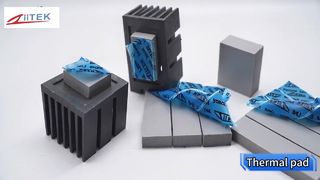 Almofada térmica ultramacia | Material de interface térmica para preenchimento de lacuna de baixa tensão